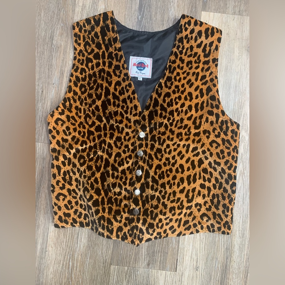 Vintage planet Hollywood vest